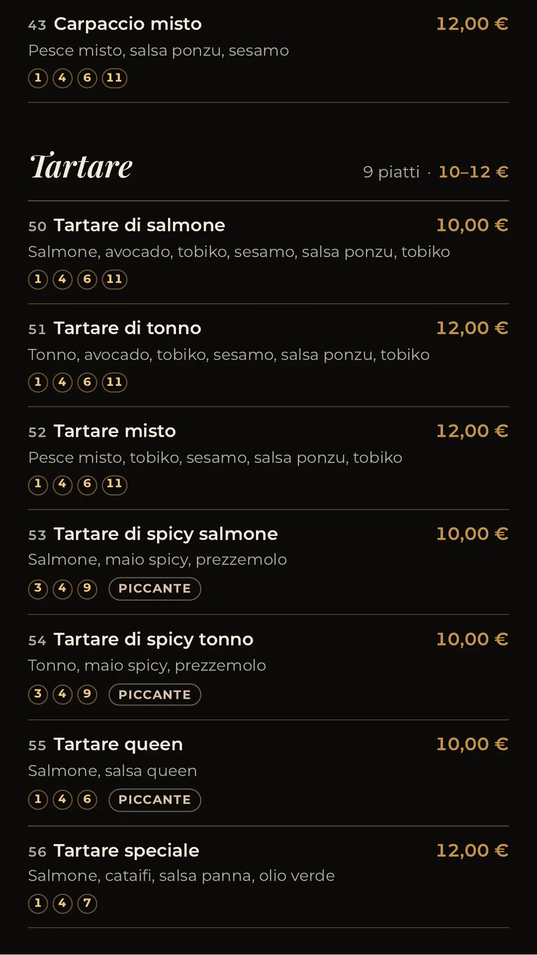 Menù completo, pagina 9 di 32